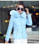 2022 Artificial raccoon fur collar winter jacket women Winter And Autumn Wear High Quality Parkas Outwear Women Coats 5