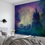 Fairy Tale Castle Tapestry Wall Hanging Gorgeous Living Room Decoration Tree Tapestry Psychedelic Magic Bedroom Home Decoration 3