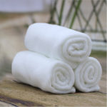 10PC White Ultra Soft Microfiber Fabric Face Towel Hotel Bath Towel Wash Hand Towels Portable Terry Towel Multifunctional Towel 2