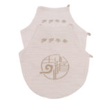 Spring And Summer Large Thin Baby Apron Newborn Light Coffee Color Cotton Apron Baby Bib Supplies 3