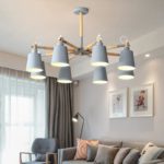 Nordic LED Chandelier Living Room Bedroom Loft Macaron Pendant Lights Indoor Lighting Decoration 1