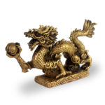 Chinese bronze dragon ornaments home crafts furnishings office decoration Dragon Feng Shui lucky gifts 3