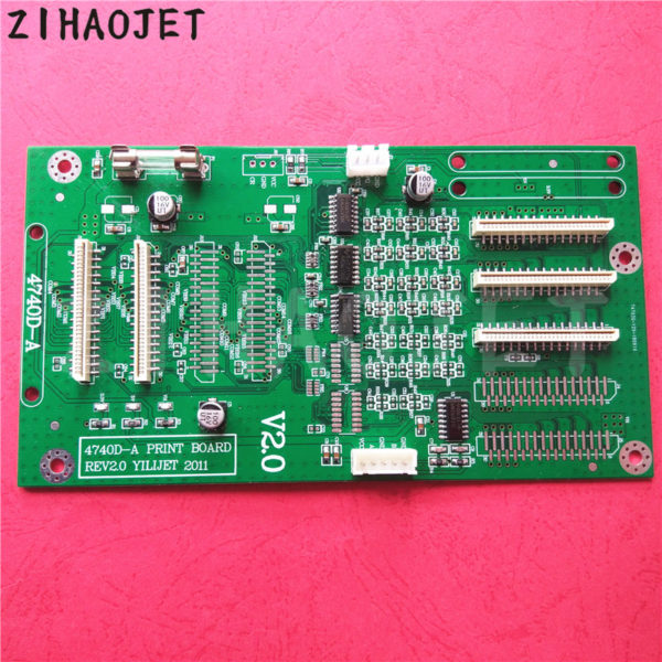 4740D-A print board Rev2.0 Yilijet 2011 DX5 printhead board carriage board 1H for Xenons eco solvent / UV printer 1