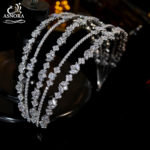 Fashion Tiaras Wedding Hair Accessories Bridal Hair Band Headdress High Quality Princess Birthday Crown Party Headdress A00900 4