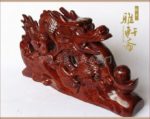 T Dragon carving rosewood rosewood carving handicraft ornaments Zodiac Dragon Office business gifts decorations 3