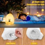 Rechargeable Light Cute Night Lights Touch Safety Silicone Lamp Luminary Lamps Baby Children's Day Home Decoration for Gifts 4