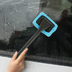 Soft Microfiber Windshield Easy Clean Car Wiper Cleaner Dust Removal Windshield Wiper Glass Window Long Handle Cleaning Brush 3