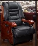 Boss chair. Real leather can lie in big chair. Office chair..013 3