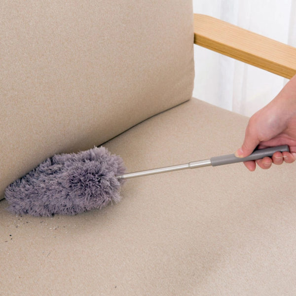 Microfiber Duster Brush Adjustable Long Handle Ceiling Sofa Gap Dusters Flexible Floor Dust Cleaner Household Cleaning Tools 2