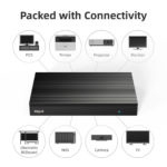 MeLE Fanless 4K Windows 10 Pro Mini PC Intel Celeron J4125 Quad Core 8GB RAM 128GB SSD 2.4G 5G Wifi 1000M LAN Desktop Computer 3