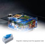 Mini Algae Scraper Window Cleaning Floating Curve Aquarium Magnetic Brush Magnets Brush Cleaner Aquarium Fish Tank Glass 5