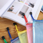 File Mesh Zipper Pouch A4/A5/A6/B4/B5 Document Bag Waterproof Zip File Folders Pencil Case School Office Supplies Storage Bags 4