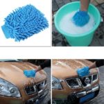 Double-sided Microfiber Washable Car Washing Gloves Car Care Cleaning Gloves Cleaning Cloth Towel 3