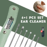 Ear Cleaner Wax Removal Deeply Clean Earwax Ear Pick Kit Earwax Spiral Turn Earwax Collector Cleaning Ear Care Tools 6Pcs/set 1