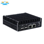 Partaker New NUC Mini PC Celeron J3160 Quad Core 4 Intel i211AT Nic X86 Computer Soft Router Linux Server Support Pfsense AES-NI 4