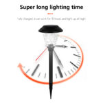 LED Solar lamp Outdoor Waterproof Solar Garden Lantern Glass Pathway Lights Landscape Light For Lawn Patio Yard Walkway Decor 5