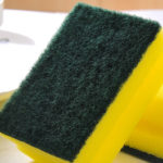 5pcs Reusable Home Double Sided Oil Remove Water Absorb Washing Kitchen Soft Scouring Cleaning Sponge 3