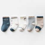 5Pairs/lot Newborn Baby Socks 5Pairs/lot Cotton Baby Socks for Girls Autumn Toddler Baby Boy Socks Infant Baby Boys Clothes 4