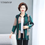 YTNMYOP Patchwork Fashion Women Blouse Loose Long Shirts Plus Size 5XL Ladies High Street Spring Clothing 5