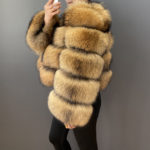 2022 New Real Fur Coat 100% Real Natural Raccoon Fur Coat Women High-Quality Fur Jacket Luxury Female Fur Coats Leather Coat Hot 2