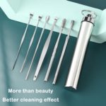 7pcs/set Ear Cleaner Wax Removal Tool Earpick Sticks Earwax Remover Curette Ear Pick Cleaning Ear Cleanser Spoon for Ear Care 5