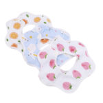 6-24 Months Baby Bibs 360 Degree Rotatable 3 Layer Waterproof Easy To Clean Saliva Snoring Cloth Baby Accessories 2