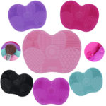 Cosmetic Cleaner Mat Silicone Makeup Brush Portable Cleaner Pad Washing Tool for Makeup Brushes 4