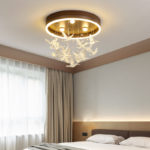 Fashion simple modern creative warm romantic princess room led children's room bedroom ceiling lamp 4