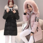 2021 New Parka Womens Winter Coats Womans Long Cotton Casual Fur Hooded Jackets Warm Parkas Female Overcoat Coat Free shipping 2