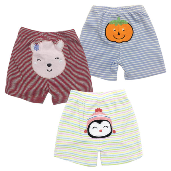 3 pcs/pack Baby Shorts pants Infant Summer trousers kids Boys Girl Clothes beach shorts Sport PP pant baby's Clothing 2