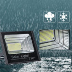 Led Solar Lights Rainproof Flood Lights Timing Switch Brightness Adjustment Garden Wall Lights Road Lights with Remote Control 5