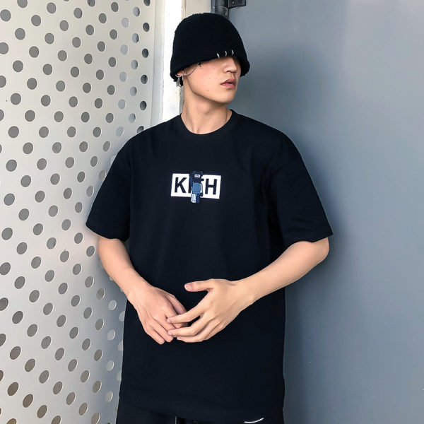 2021SS KITH BE@RBRICK Men Women T-shirt Loose Fit Cotton 1