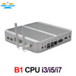 Partaker B1 Mini PC Fanless Micro Computer i3 i5 i7 with Intel Core i3 4005u i5 4200u i5 5250u i7 4500u Windows 10 Free WiFi 1