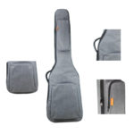 Electric Bass Bag 900D Waterproof Oxford Fabric 6/12 MM Sponge Double Straps Padded Electric Bass Backpack Soft Case 3