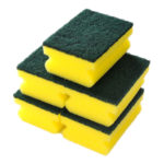 5pcs Double Sided Washing Kitchen Scouring Water Absorb Oil Remove Reusable Soft Home Cleaning Sponge 1