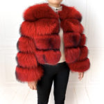 2022 New Real Fur Coat 100% Real Natural Raccoon Fur Coat Women High-Quality Fur Jacket Luxury Female Fur Coats Leather Coat Hot 6