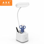 LED Desk Lamp Small Battery Operated Table Lamp Home Office Cute Desk Light for Computer Desktop Rechargeable White Little lamps 1