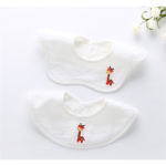 6-24 Months Baby Bibs 360 Degree Rotatable 3 Layer Waterproof Easy To Clean Saliva Snoring Cloth Baby Accessories 6