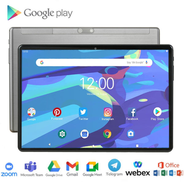 2022 New Arrival 4G FDD LTE Tablets 10 Inch Android 10.0 Deca Core Google Play Dual 4G LTE 12+512GB GPS Bluetooth WiFi Tablet Pc 1