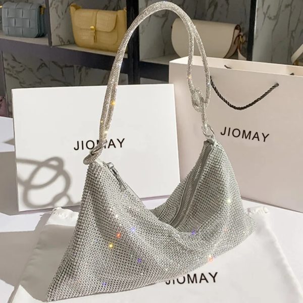 Women's Bag New Trend niche Luxury Design Shiny shoulder Bag Large capacity Fashion High Quality Party handbag 1