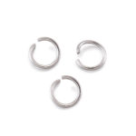 50000pcs 4mm 304 Stainless Steel Open Jump Rings Metal Connectors for DIY Jewelry Making Keychain Accessories 3