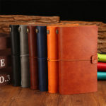 Retro Notebook Diary PU Leather Notebook Replaceable Stationery Gift Travel Diary Office School Stationery 1