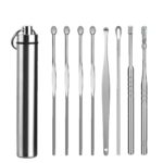 7pcs/set Ear Cleaner Wax Removal Tool Earpick Sticks Earwax Remover Curette Ear Pick Cleaning Ear Cleanser Spoon for Ear Care 1