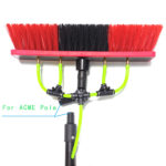 Solar Panel Cleaning Water Fed Brush for Window Cleaning Solar Panel Cleaner with ACME Euro Thread Gooseneck 3