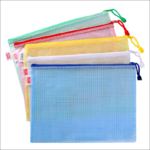 File Mesh Zipper Pouch A4/A5/A6/B4/B5 Document Bag Waterproof Zip File Folders Pencil Case School Office Supplies Storage Bags 6