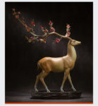 The Moral of Health and Happiness Copper Deer Statue Home Office Room Desktop Fengshui Decoration Collect Ornaments Gifts 6