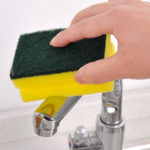 5pcs Double Sided Washing Kitchen Scouring Water Absorb Oil Remove Reusable Soft Home Cleaning Sponge 5