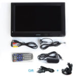 14 Inch HD Portable TV DVB-T2 ATSC Digital Analog Television Mini Small Car TV Support MP4 AC3 HDin Monitor for PS4 4