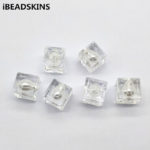 New arrival! 15mm 50pcs Built-in Drop imitation pearl Square beads for Earrings parts,hand Made Earrings Findings Jewelry DIY 1