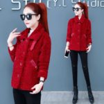 Lamb Wool Coat Women's Clothing 2022 Winter New All-match Temperament Loose Thickened Grain fleece Casual Tur Women's Clothing 4